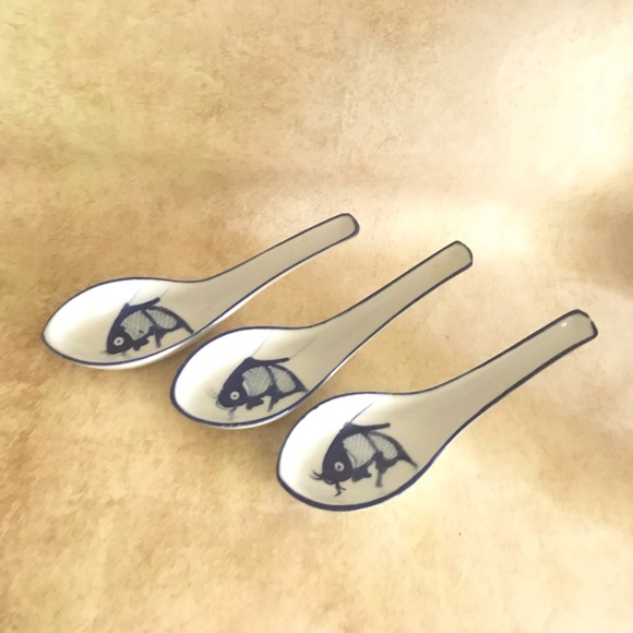 Set of Chinese Soup Spoons - Picture 5 of 6